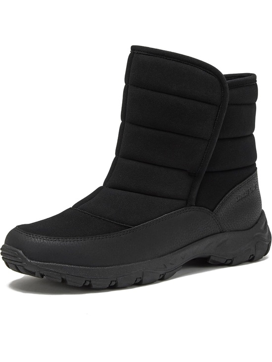 Lands' End Other - NWT Lands' End Expedition Insulated Waterproof Slip On Black Snow Boots size 11